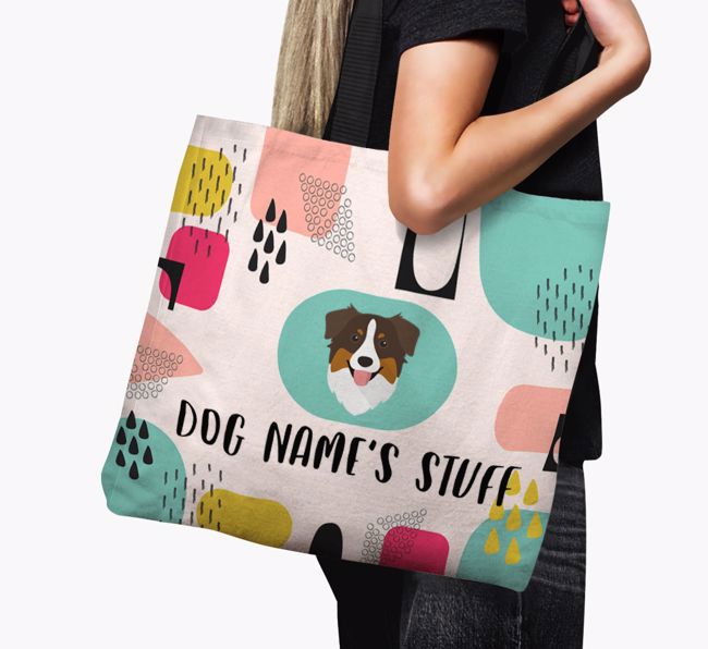 Personalised {dogsName} 'Stuff' Canvas Bag